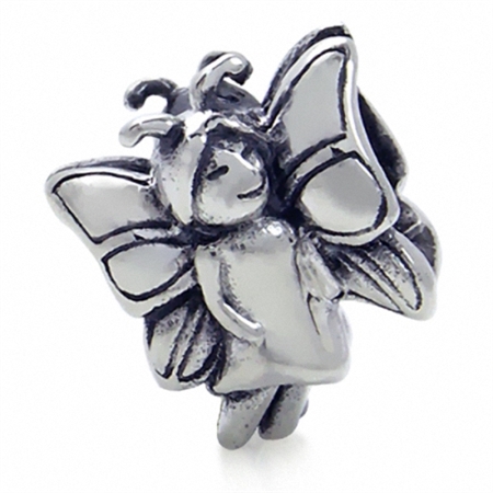 AUTH Nagara 925 Sterling Silver BETTERFLY ANGEL Charm Bead (Fits Pandora Chamilia)