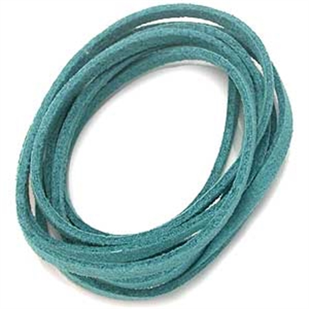 Blue Colored Imitation Leather Cord Bracelet / Necklace