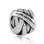 925 Sterling Silver HAPPY ANNIVERS...