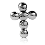 925 Sterling Silver Cross European...