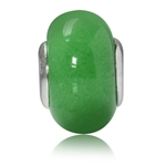 Green Murano Glass 925 Sterling Si...