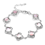 6MM Pink Mother Of Pearl Inlay Whi...