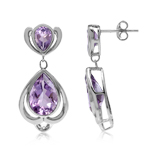6.4ct. Natural Amethyst White Gold...