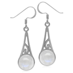 9MM Round Natural Moonstone 925 St...