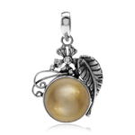 Cultured Mabe Pearl 925 Sterling S...