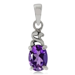 Natural African Amethyst 925 Sterl...