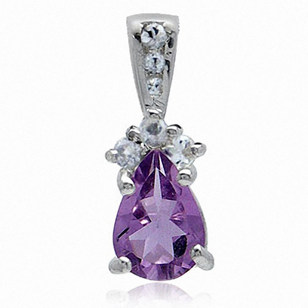 Natural Amethyst, Peridot, Citrine or Blue Topaz 925 Sterling Silver 